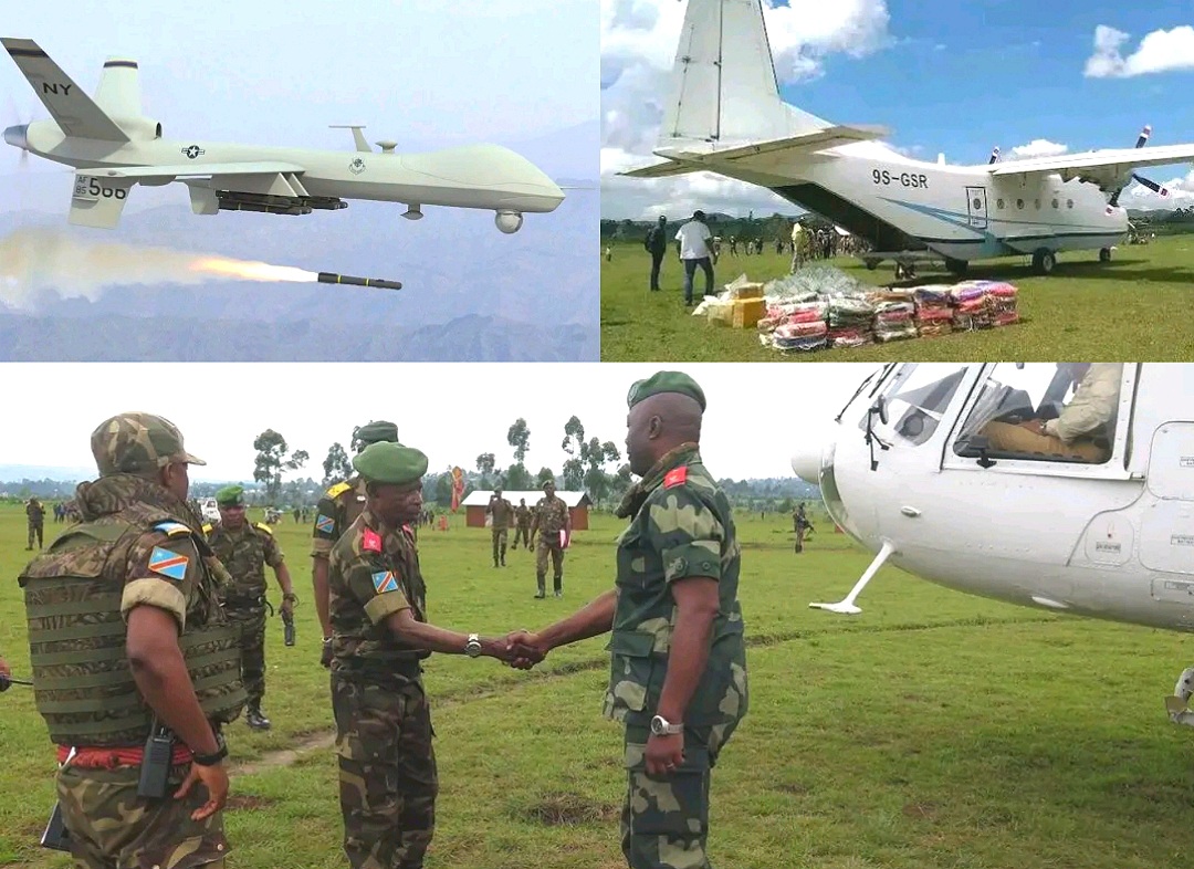 Crise en RDC : une frappe de drone détruit un avion à Minembwe
