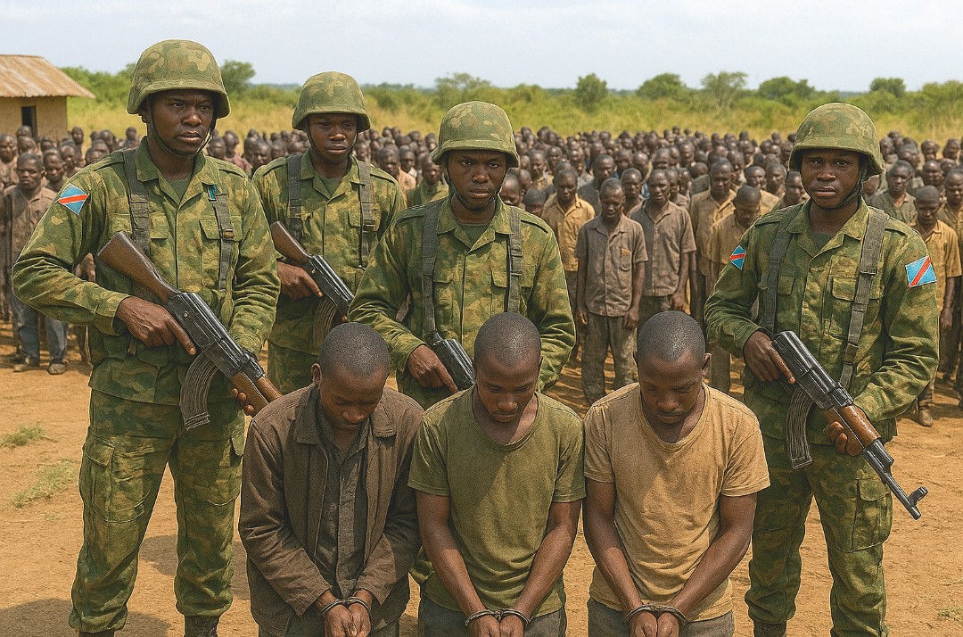 URGENT/RDC : les FARDC présentent plusieurs éléments du M23 capturés ce mercredi 24 septembre