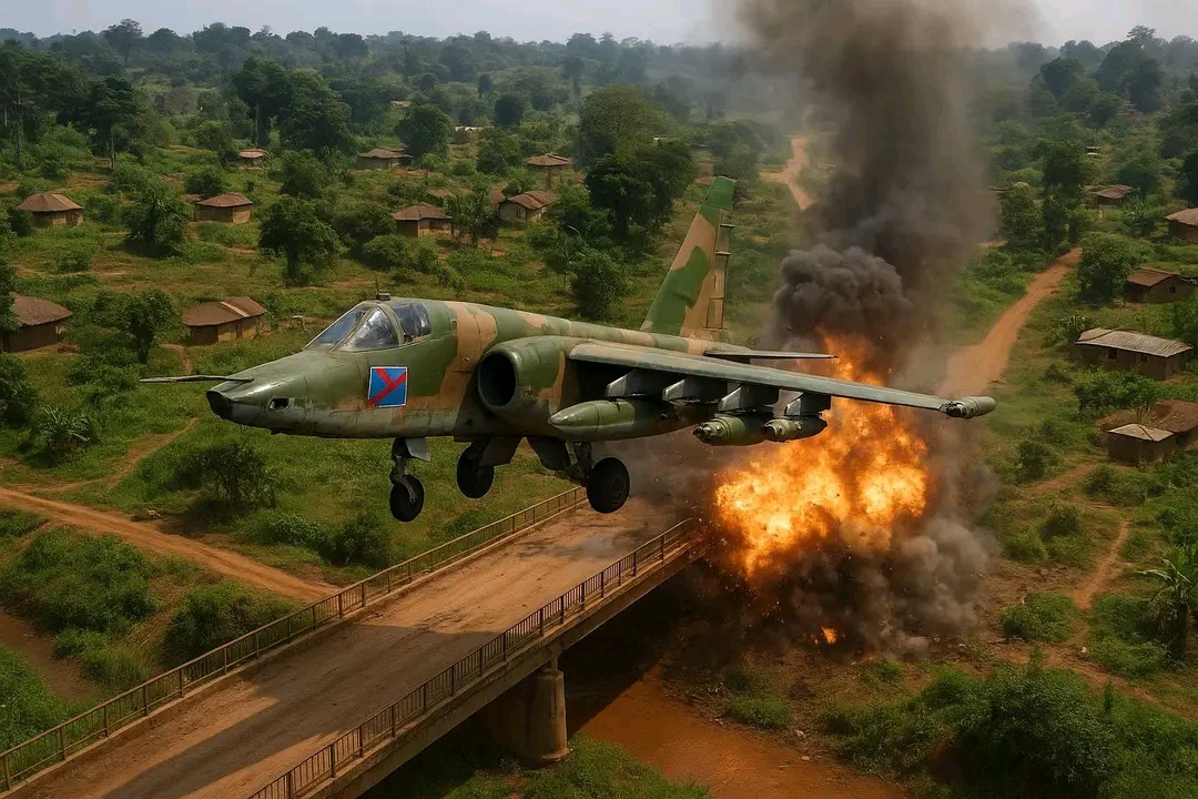 URGENT/RDC : À leurs tours, les positions du M23 ciblées par le Sokhoi-25 à Walikale